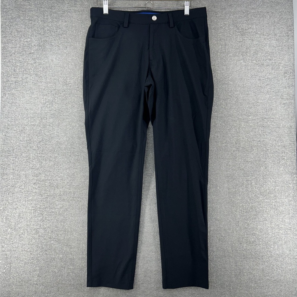 Ibkul Golf Performance Pants Men Size Medium Blue Pull On